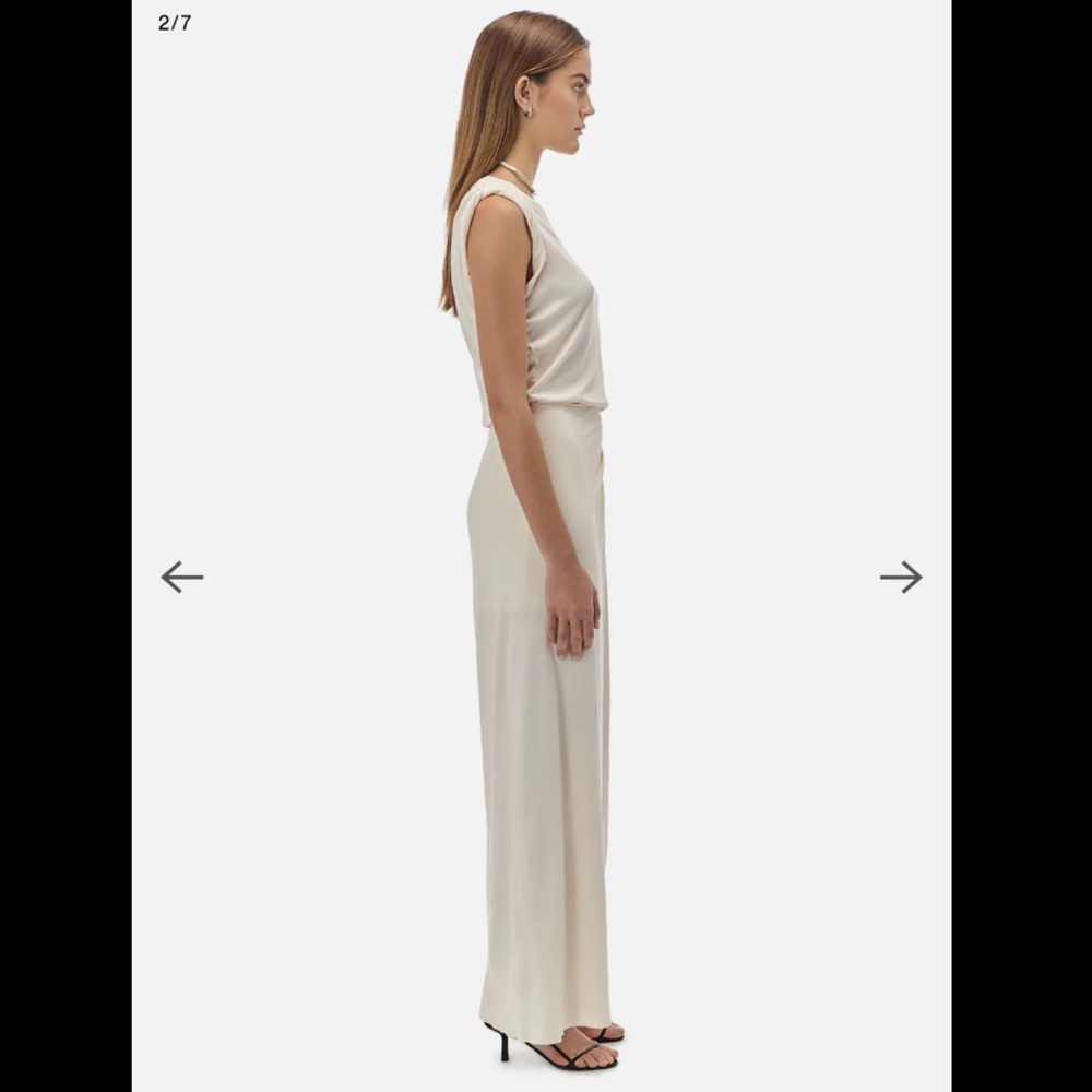 John elliot high twist cotton maxi wrap dress M - Picture 11 of 12